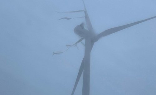 Vestaksen turbiinin siipi hajosi